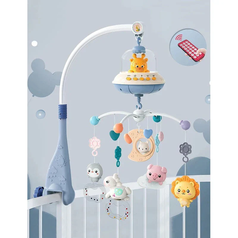 Musical Baby Crib Mobile - Lights, Music & Projection | Remote Control Crib Toy for Newborns - Image 12