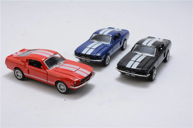 Mustang  Door Pull Back Alloy Car Alloy Toy Car Model - Image 3