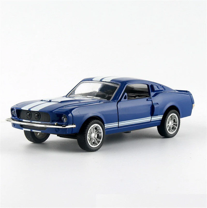Mustang  Door Pull Back Alloy Car Alloy Toy Car Model - Image 4