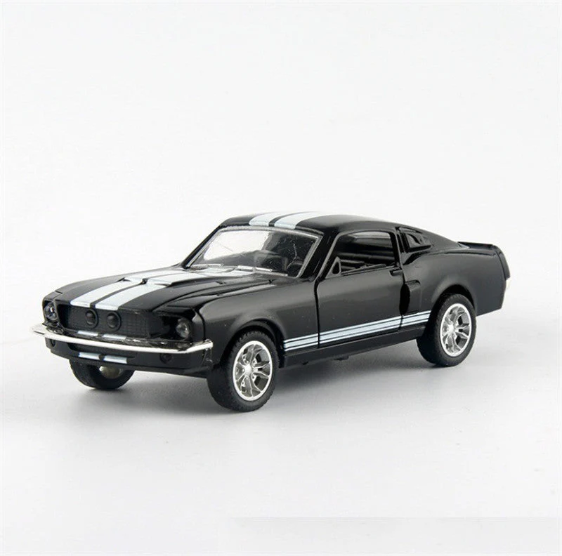 Mustang  Door Pull Back Alloy Car Alloy Toy Car Model - Image 6