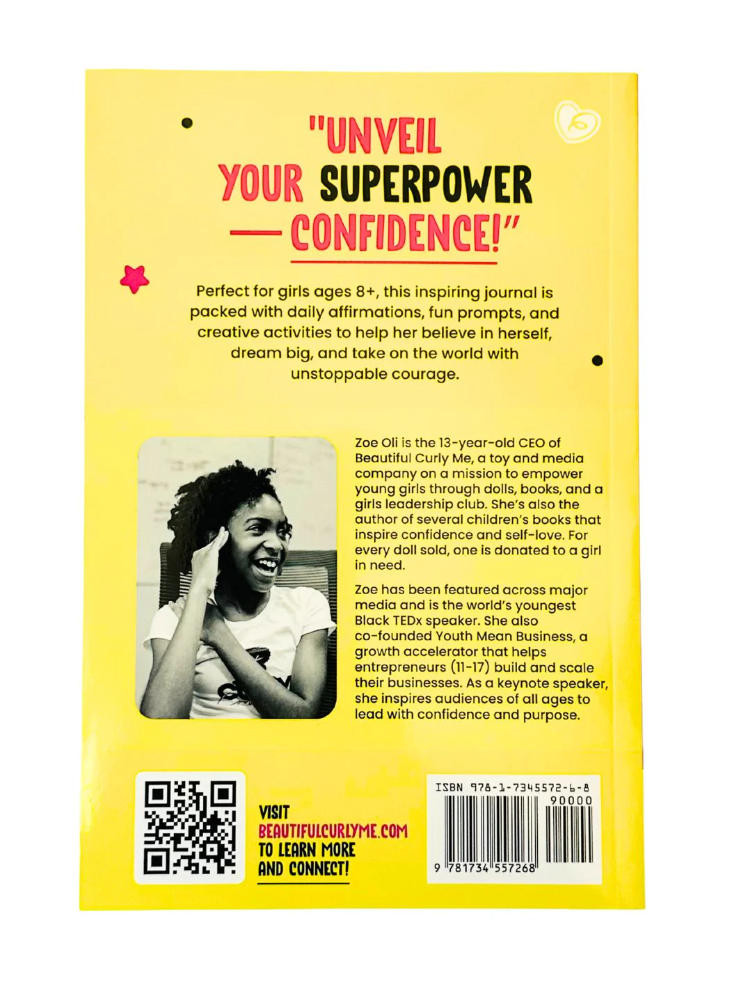 My Confidence, My Superpower: Self-Love Journal by Zoe Oli - Image 2