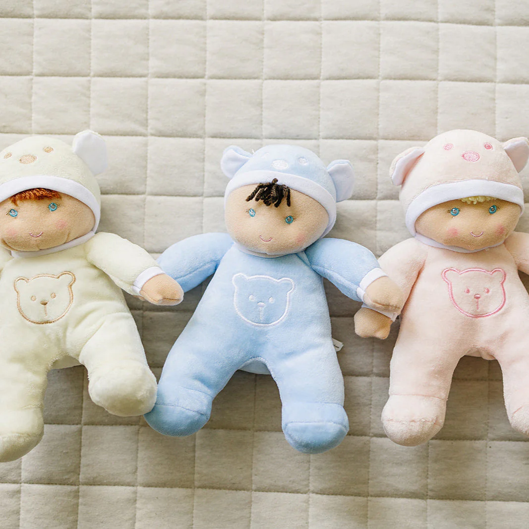 My First Baby Girl Doll in Pink with Rattle - Image 9