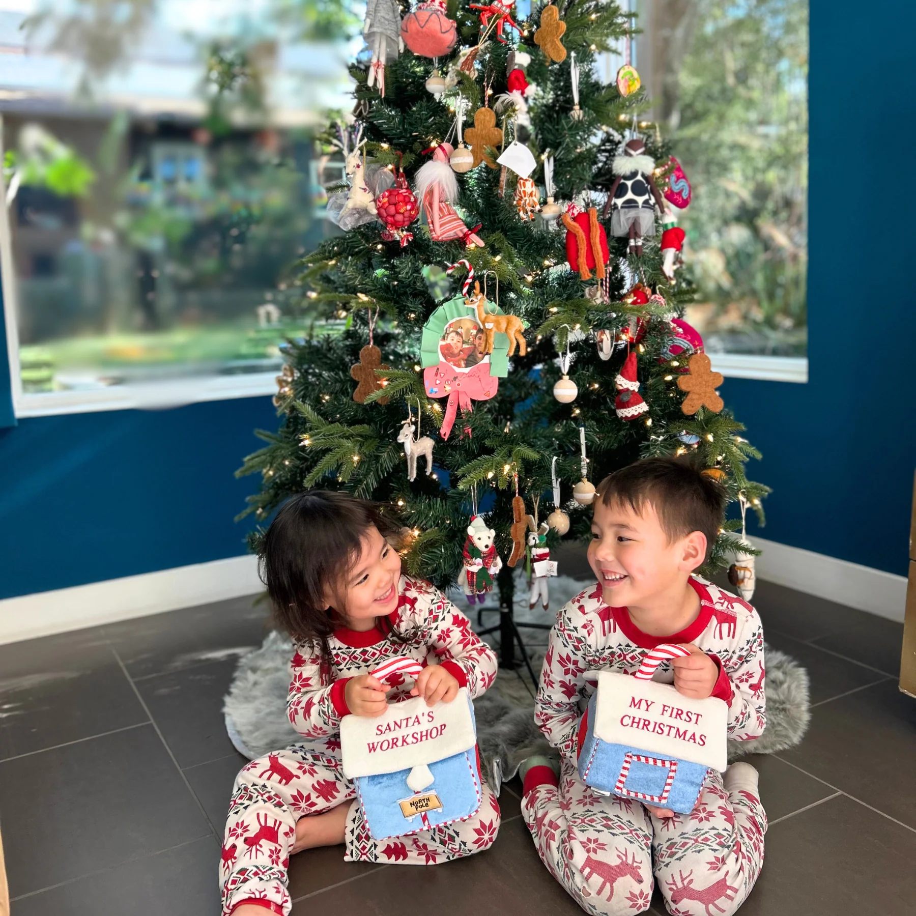 My First Christmas Santa's Workshop Playset with 4 ct Sensory Toys - Image 5