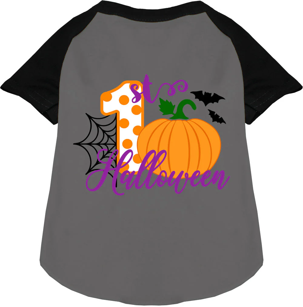 My First Halloween Pet Raglan Shirt - Image 3