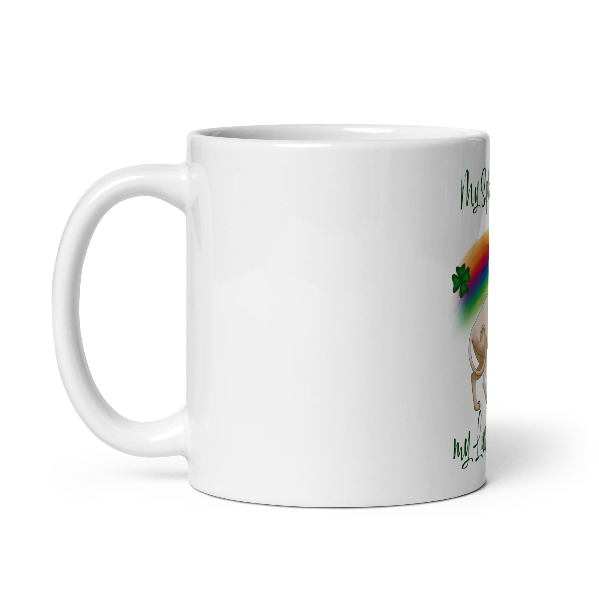 "MY SPHYNX IS MY LUCKY CHARM" COFFEE MUG - Image 4