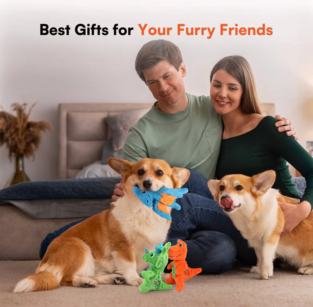 My T-Rex - Squeaky Dog Toys - Peter The Mini Pterodactyl Plush Dog Toy with Crinkle Paper - S - Image 7