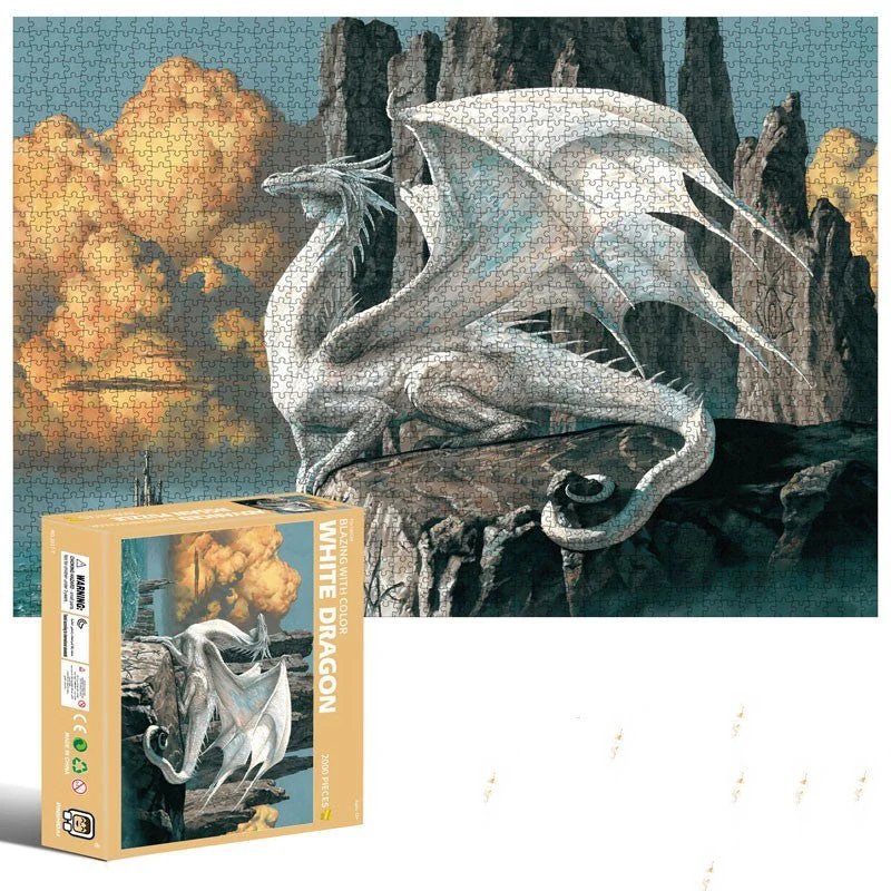Mysterious Dragon High Difficulty 2000 Piece Puzzle - Image 3