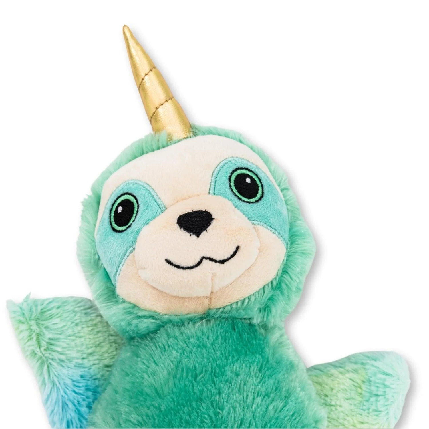 Mystical Mint Winged Sloth Plush Dog Toy – with Squeaker & Crinkle Paper for Fun Play - Image 5