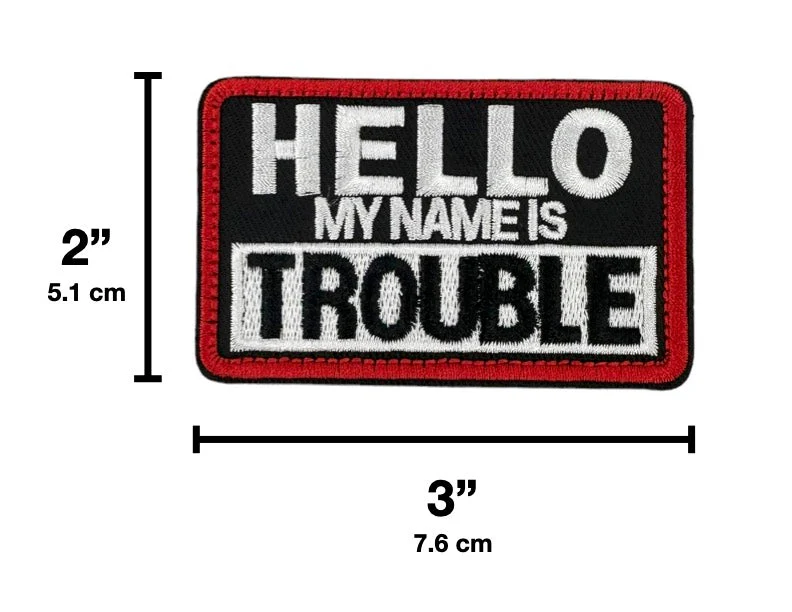 NAME TROUBLE - Morale Patch - Image 2