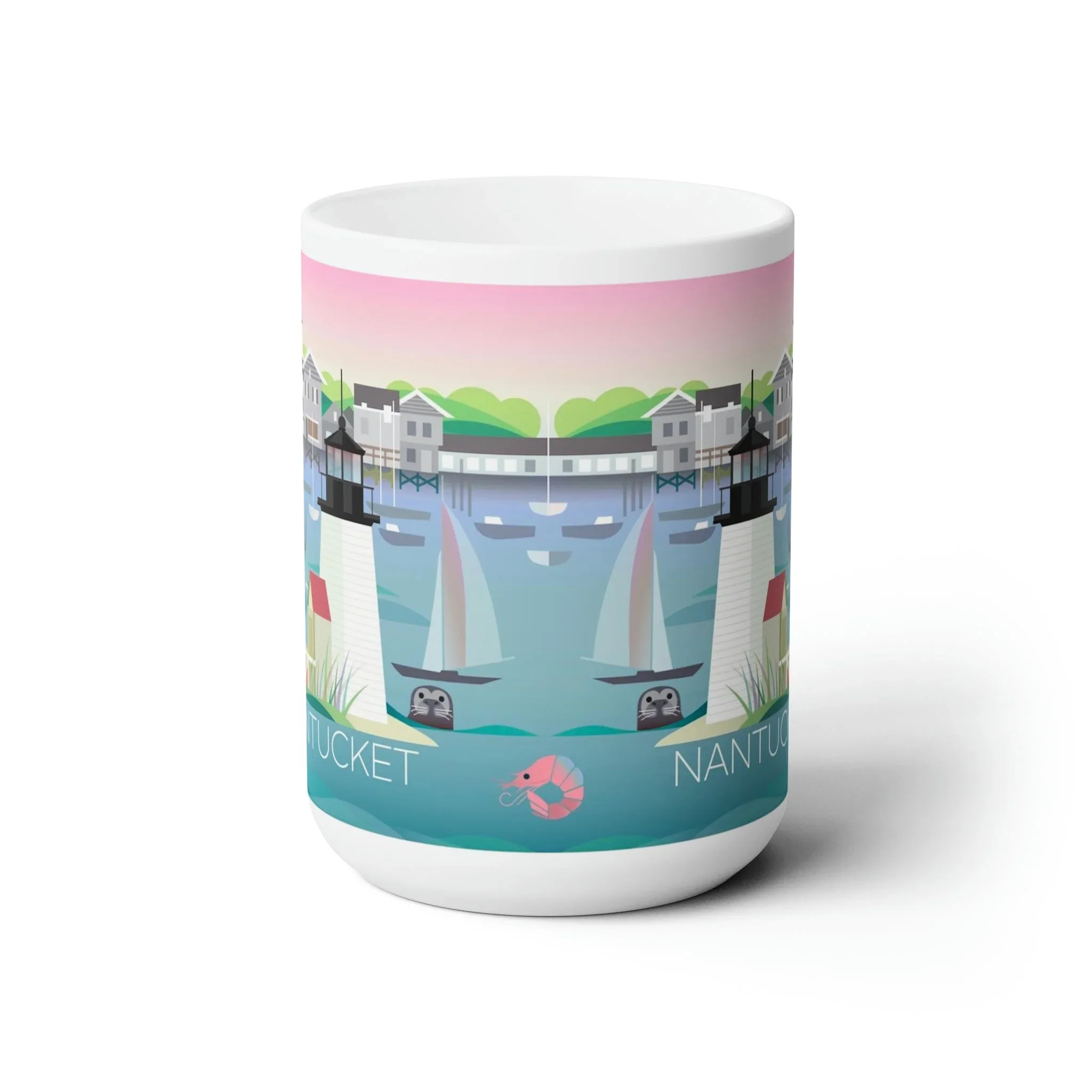 Nantucket Ceramic Mug 11oz or 15oz - Image 2