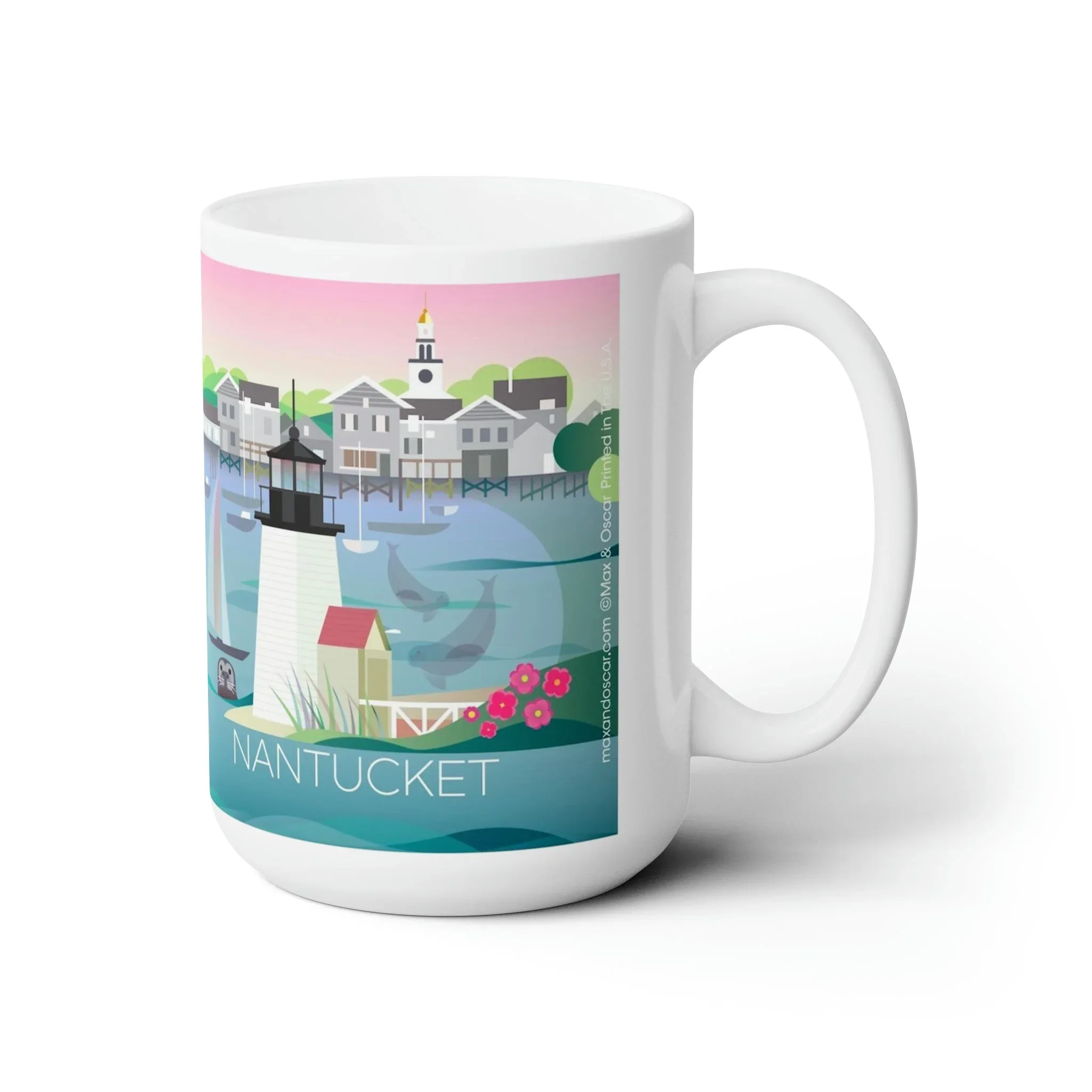 Nantucket Ceramic Mug 11oz or 15oz - Image 3