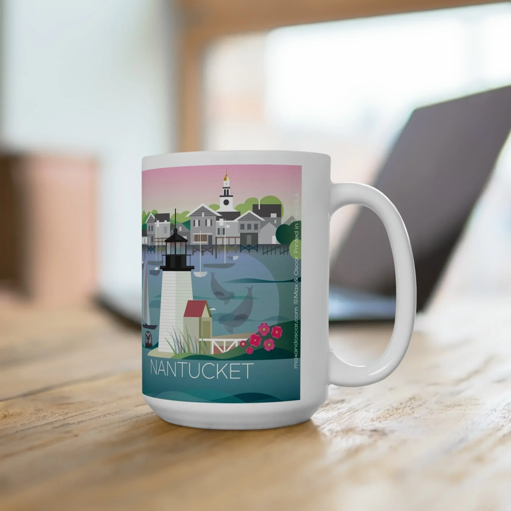 Nantucket Ceramic Mug 11oz or 15oz - Image 4