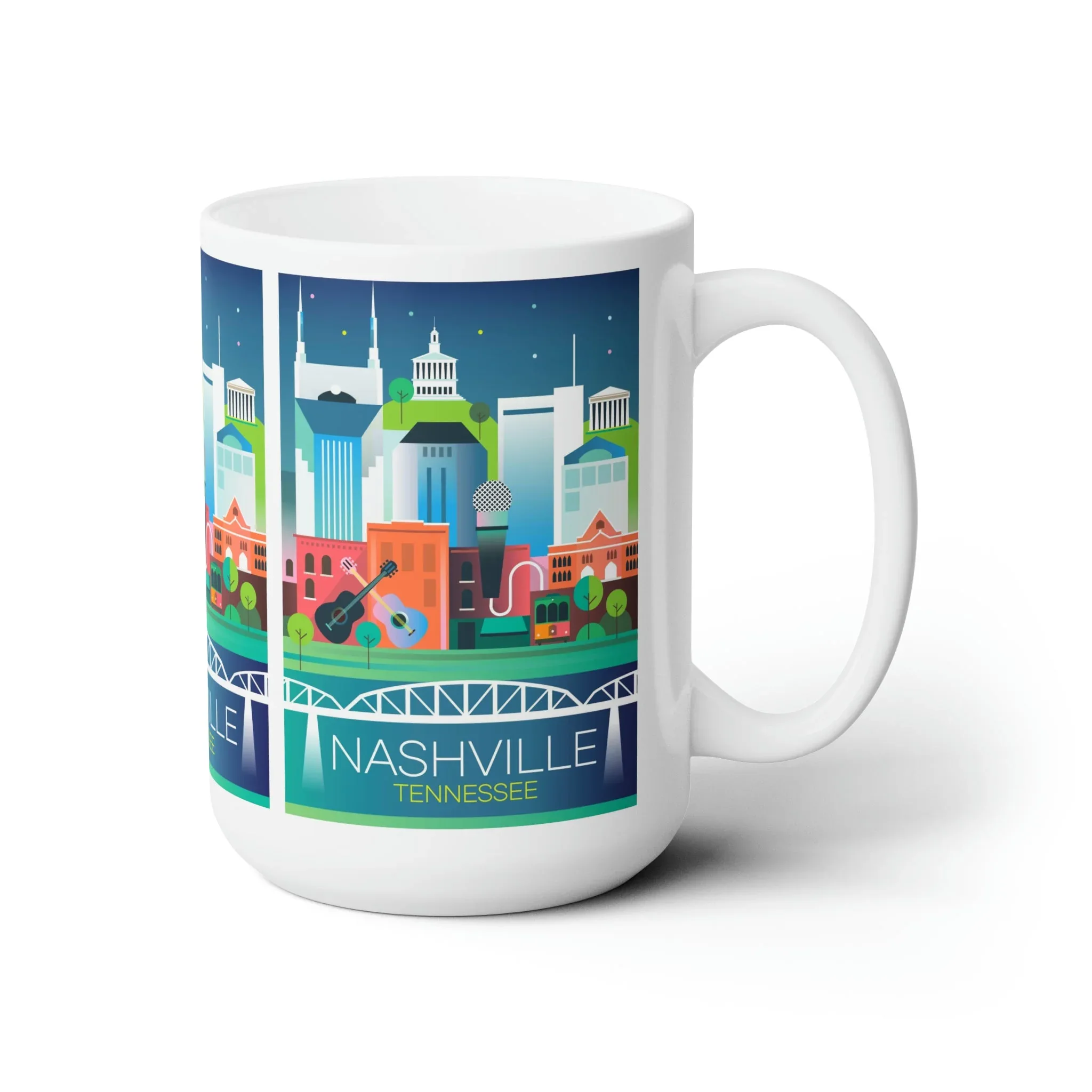 Nashville Ceramic Mug 11oz or 15oz - Image 3