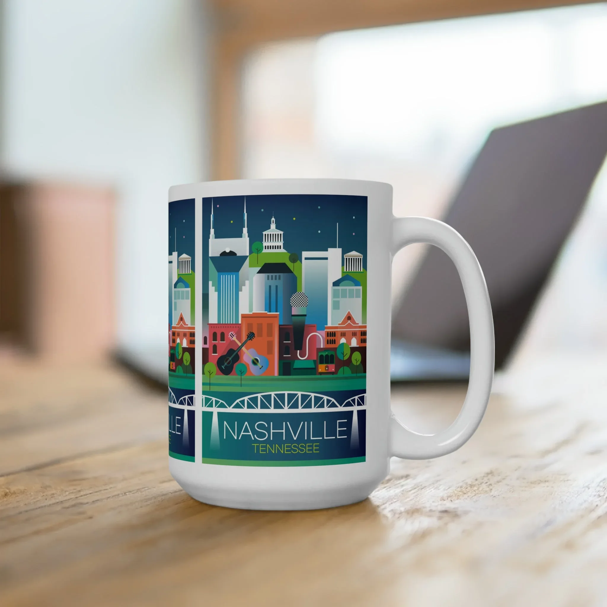 Nashville Ceramic Mug 11oz or 15oz - Image 4