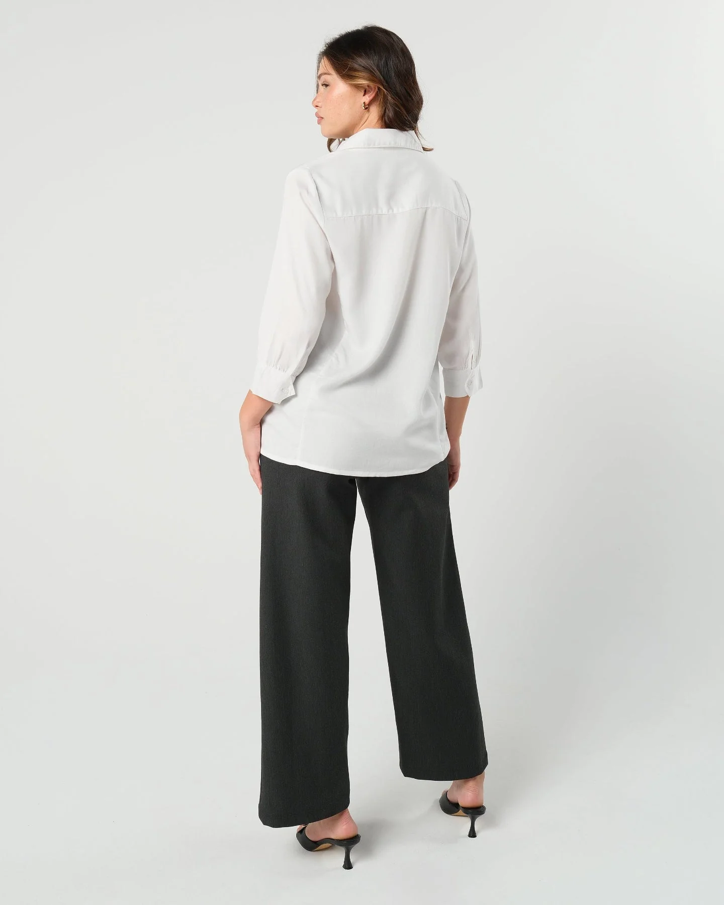 Nathalie Wide Leg Maternity Trouser (Regular & Petite) - Image 10