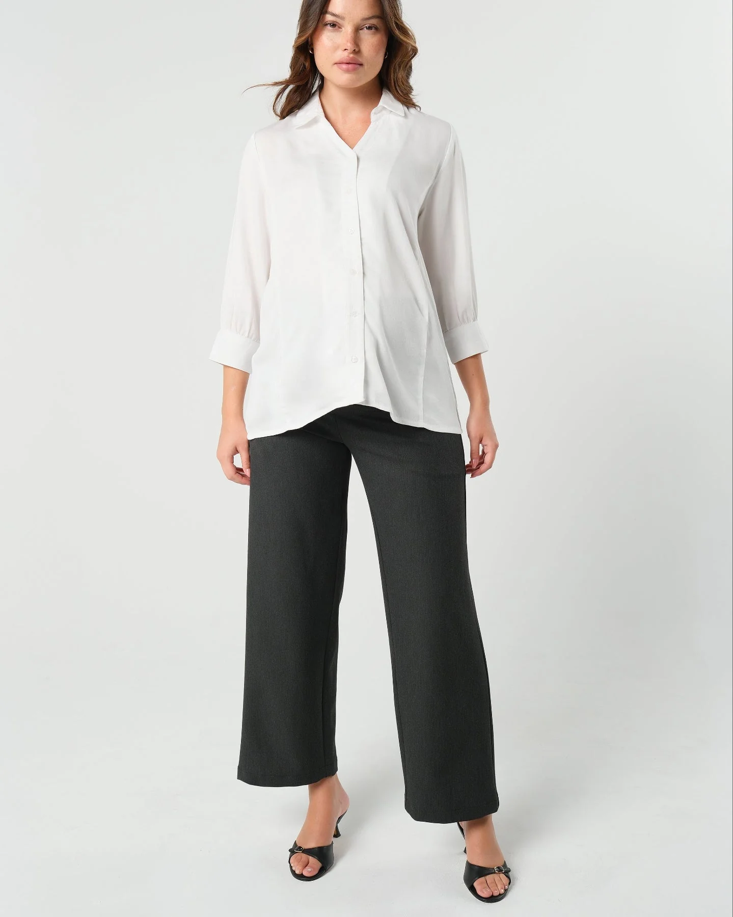 Nathalie Wide Leg Maternity Trouser (Regular & Petite) - Image 8