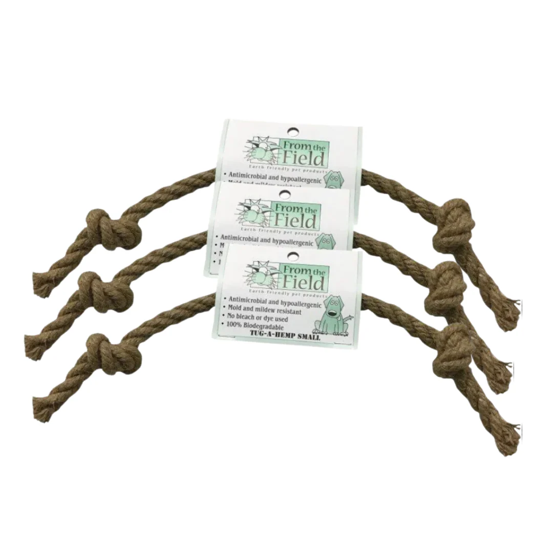 NATURAL HEMP DOG TUG-TOY - Image 2