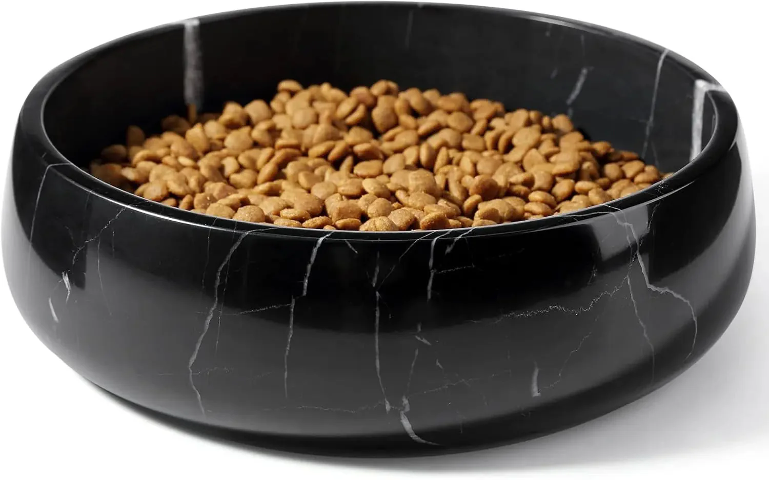 Natural Marble Dog & Cat Bowl | Weighted Non-Slip Pet Food & Water Dish - Image 9