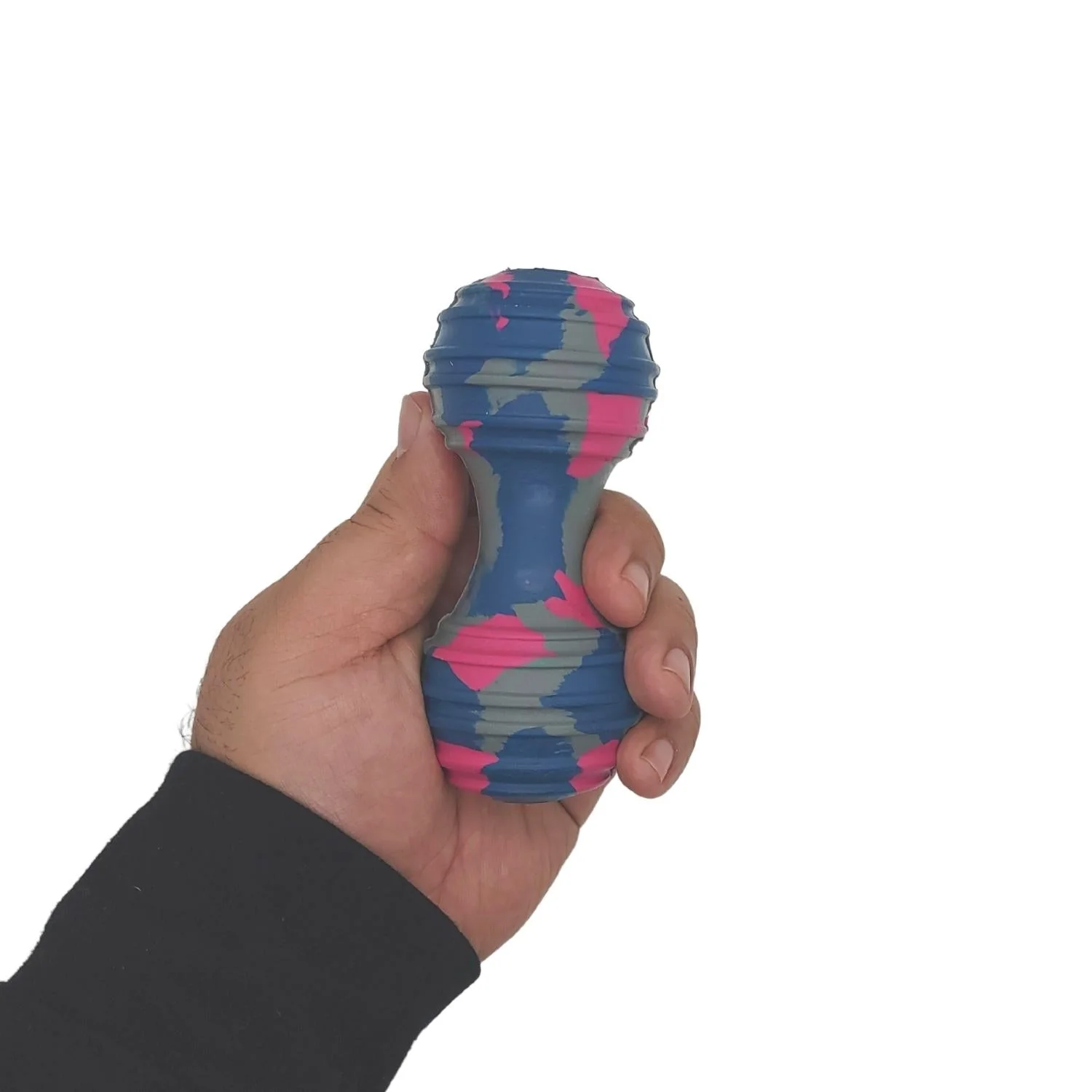Natural Rubber Dumbbell Dog Chew Toy – Durable & Safe, Fun & Interactive Play - Image 3