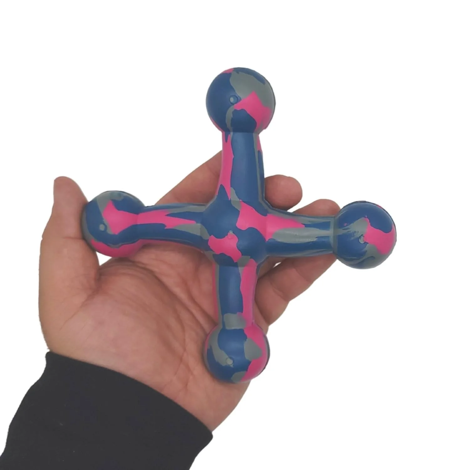 Natural Rubber Jack Dog Toy – Durable, Non-Toxic Chew Toy for Engaging Play and Enhanced Agility - Image 2