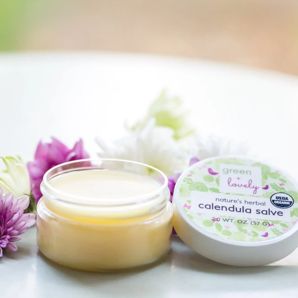 Nature's Herbal Calendula Salve, Lavender Chamomile - Eczema Cream - Multi-use Skin Cream, 2 oz - Image 4