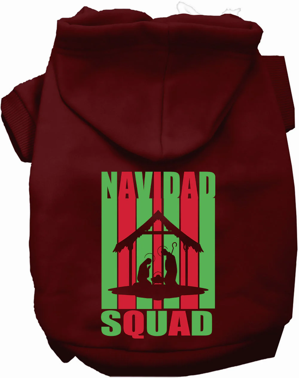 Navidad Squad Christmas Pet Hoodie - Image 7
