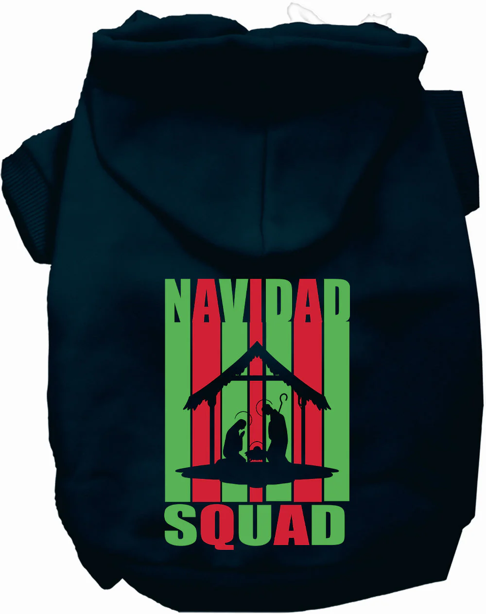 Navidad Squad Christmas Pet Hoodie - Image 8