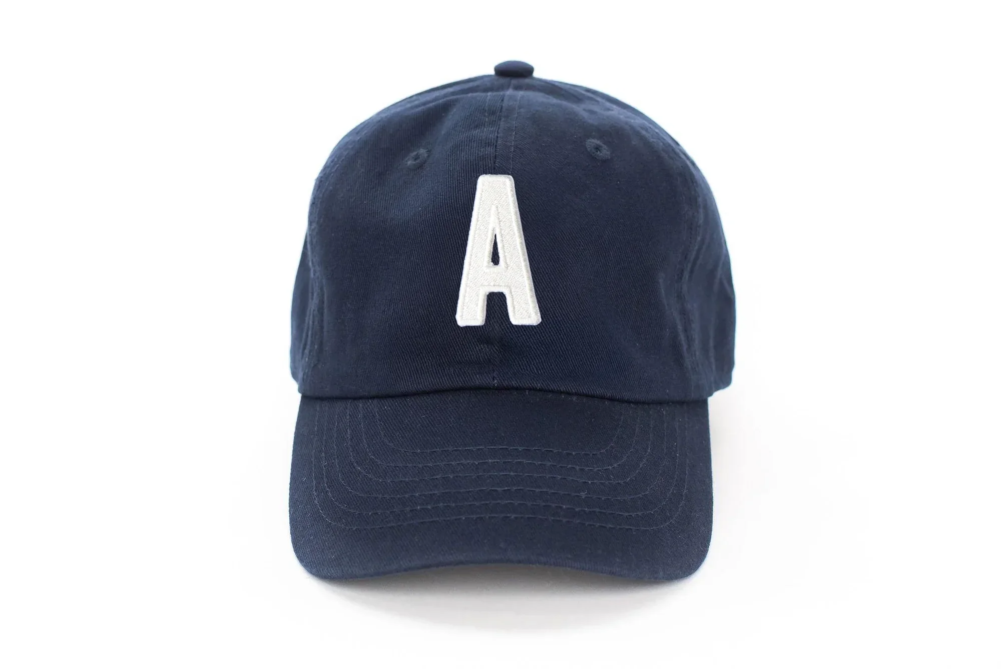Navy Blue Letter Baseball Hat - Image 18