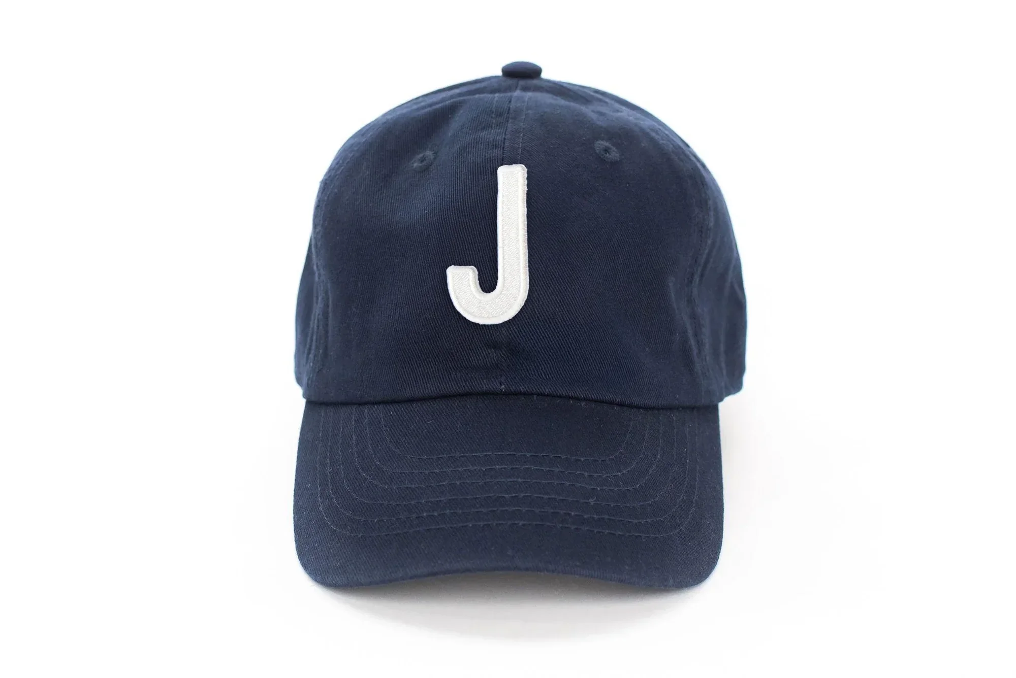 Navy Blue Letter Baseball Hat - Image 27