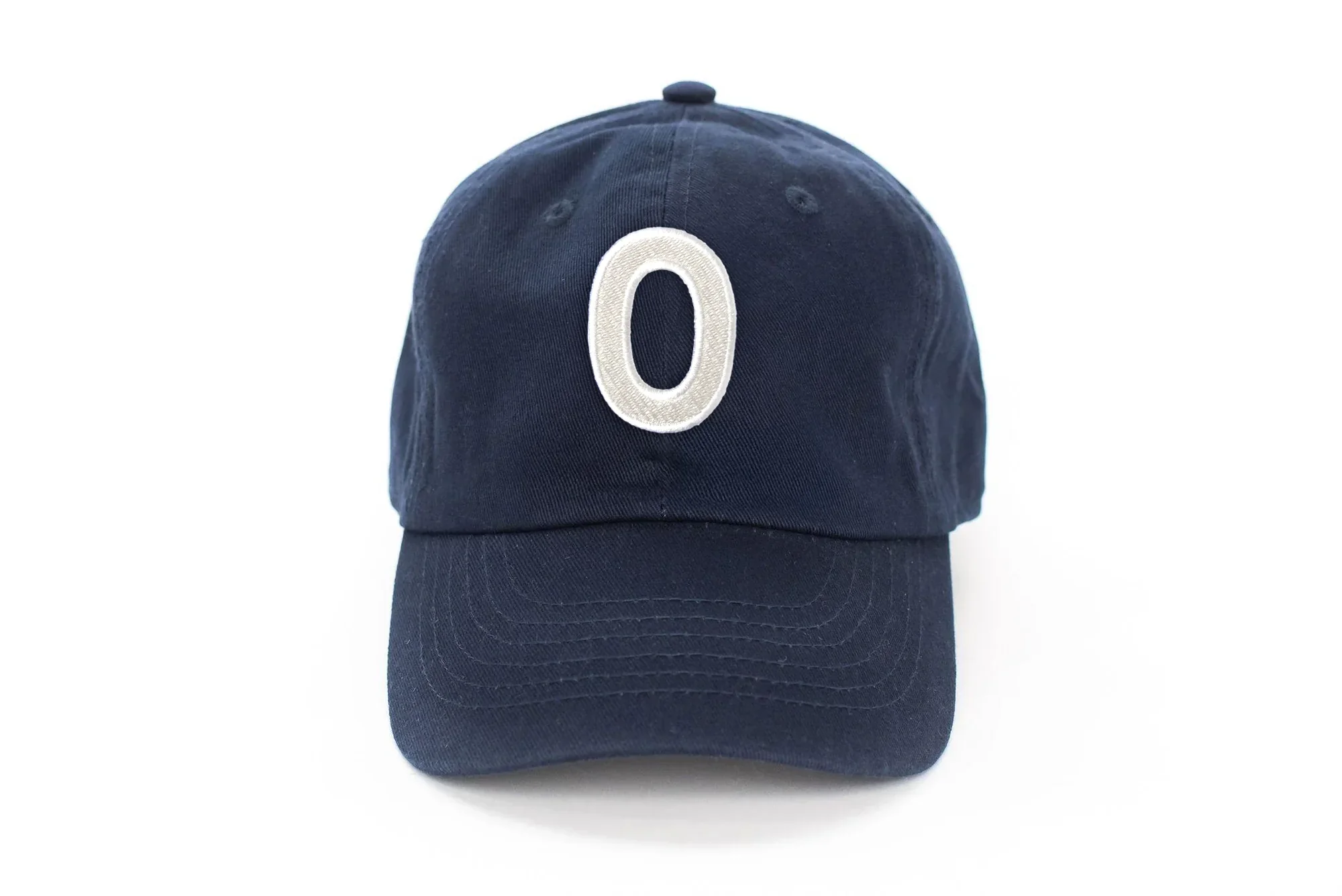 Navy Blue Letter Baseball Hat - Image 32
