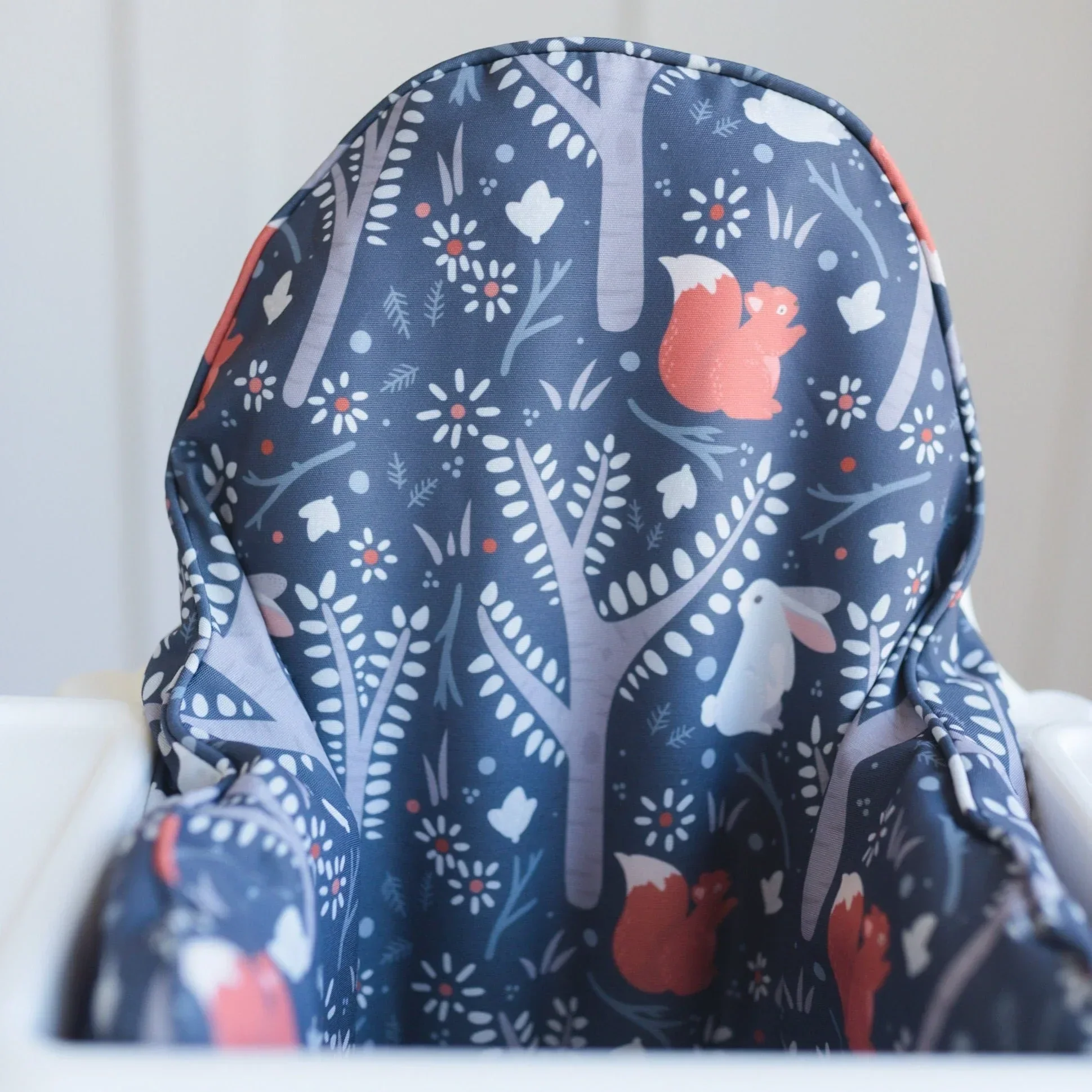 Navy Woodland IKEA Antilop Cushion Cover - Image 2