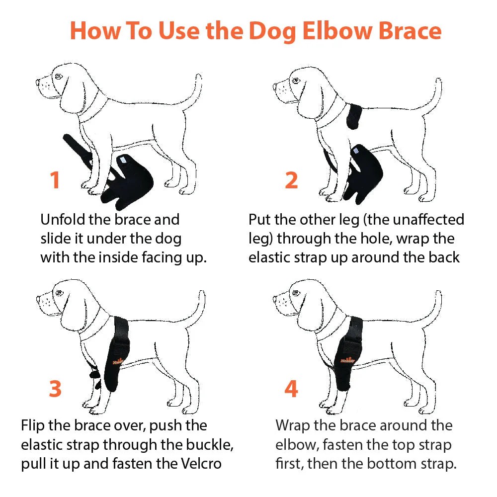 NeoAlly Elbow and Shoulder Brace for Dogs and Cats - Optimal Support for Pet Mobility - Image 5
