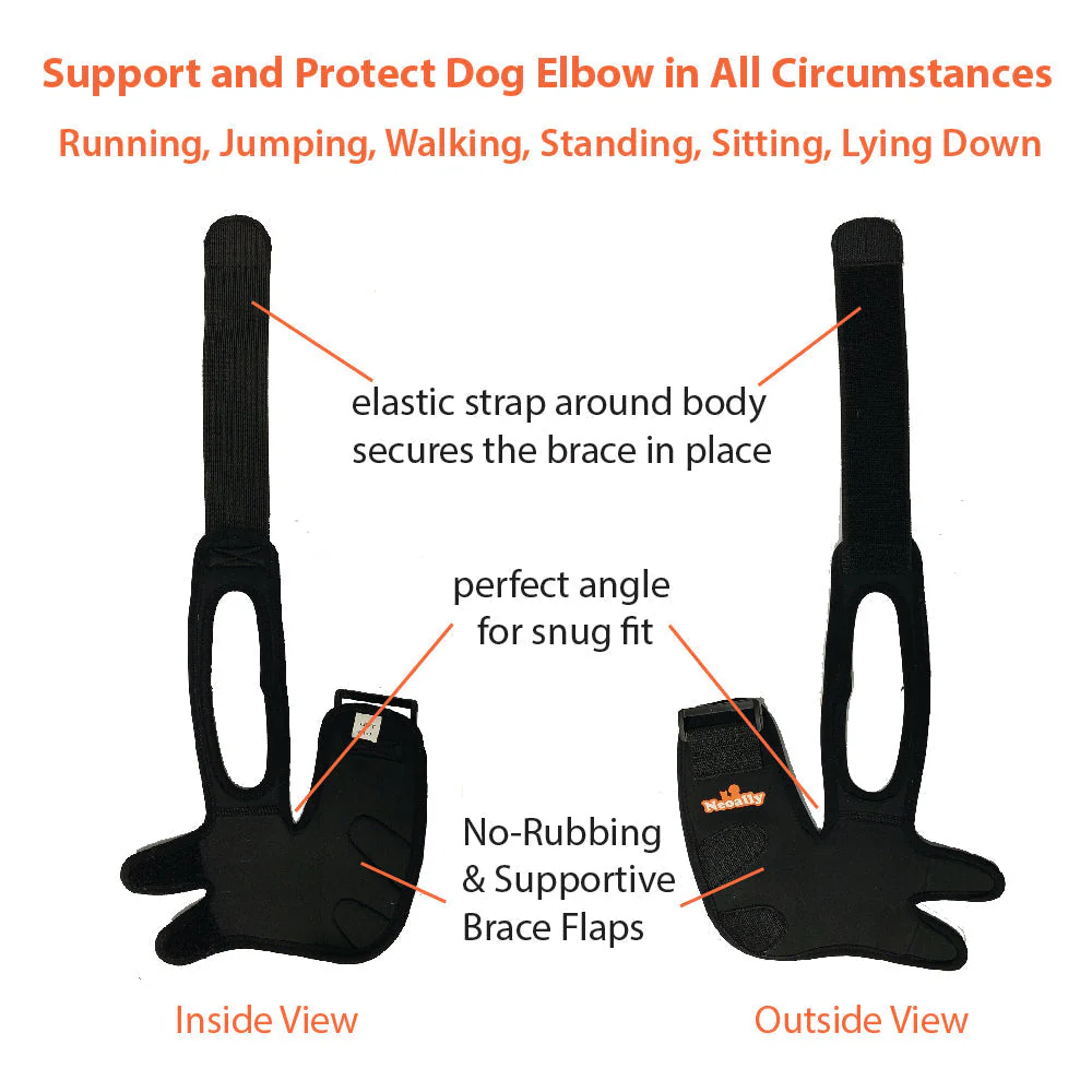 NeoAlly Elbow and Shoulder Brace for Dogs and Cats - Optimal Support for Pet Mobility - Image 6