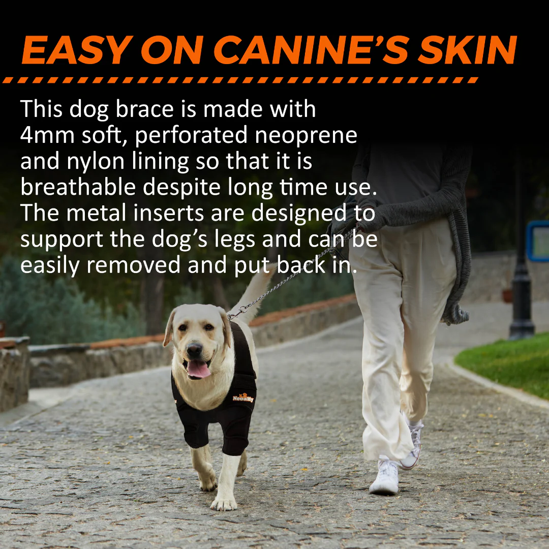 NeoAlly Elbow and Shoulder Brace with Spring Inserts for Dogs and Cats - Enhance Pet Mobility with Optimal Support - Image 6