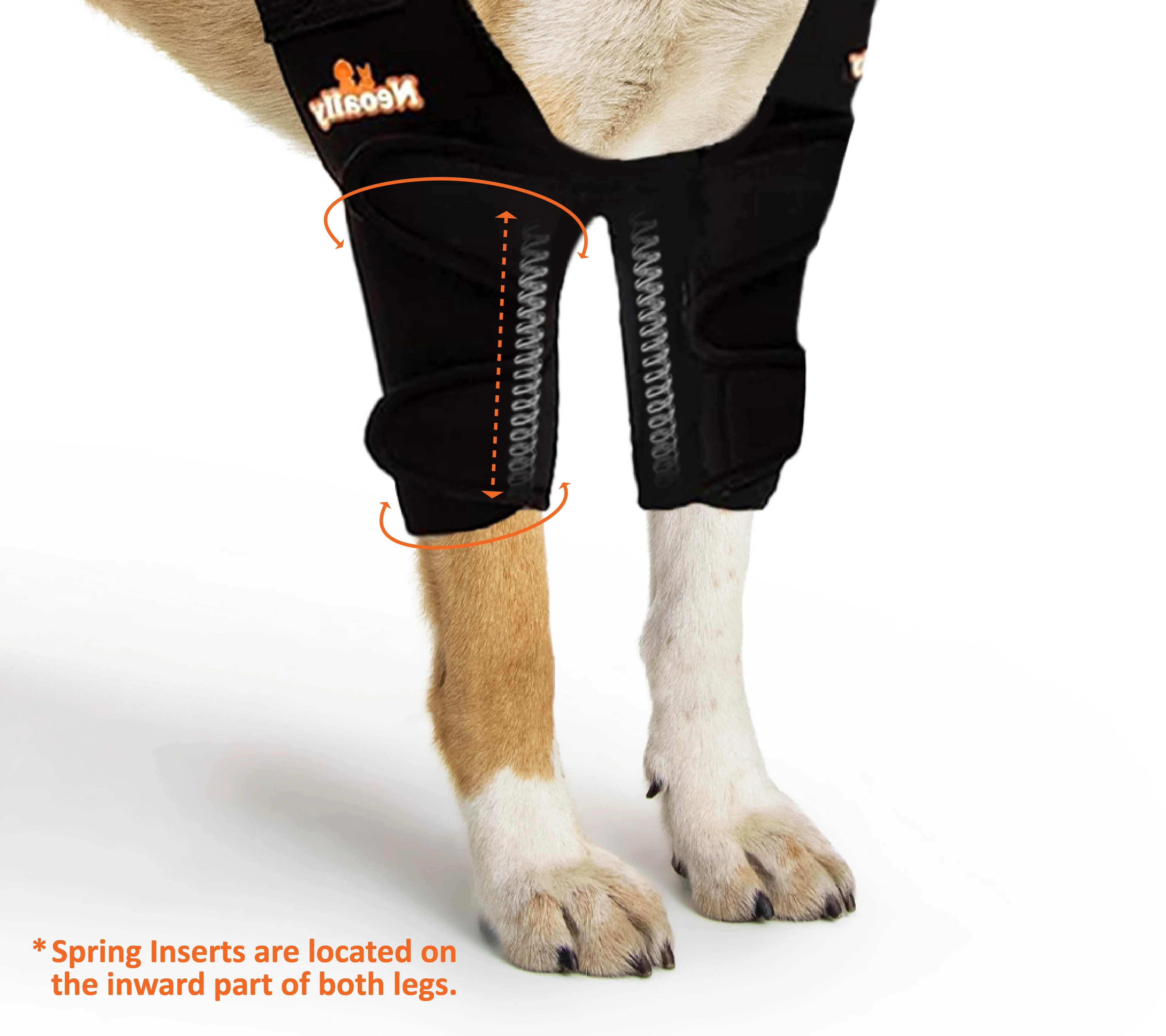 NeoAlly Elbow and Shoulder Brace with Spring Inserts for Dogs and Cats - Enhance Pet Mobility with Optimal Support - Image 9