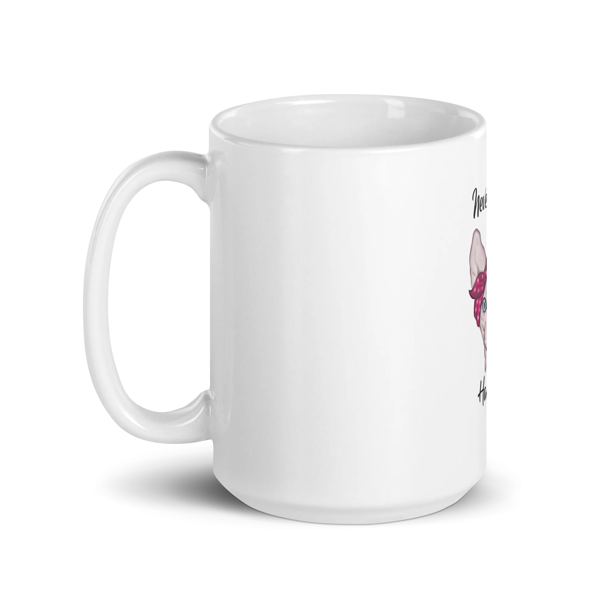 "NEVER A BAD HAIR DAY" SPHYNX COFFEE MUG - Image 7