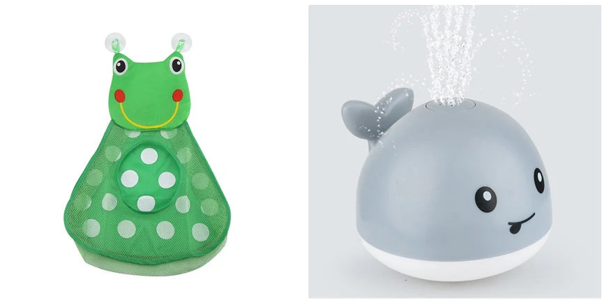 New Baby Bathroom Bath Electric Induction Whale Spray Small Toy - Image 13
