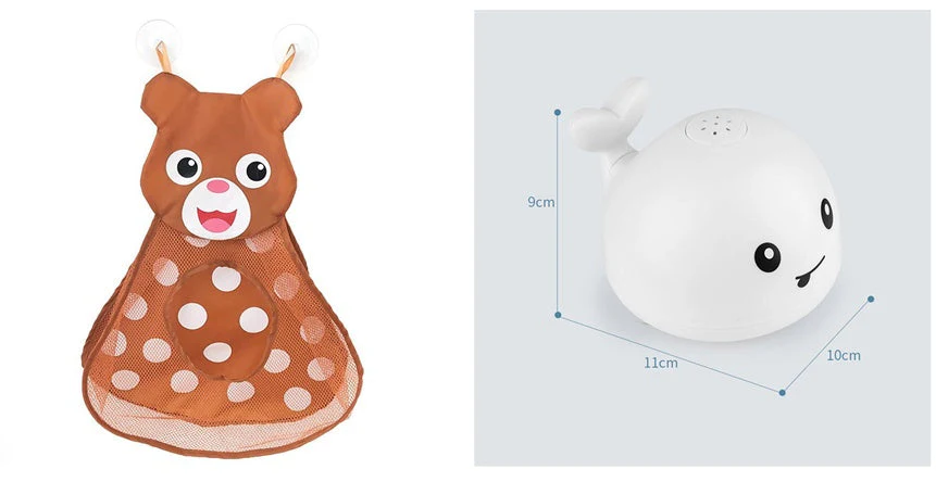 New Baby Bathroom Bath Electric Induction Whale Spray Small Toy - Image 15