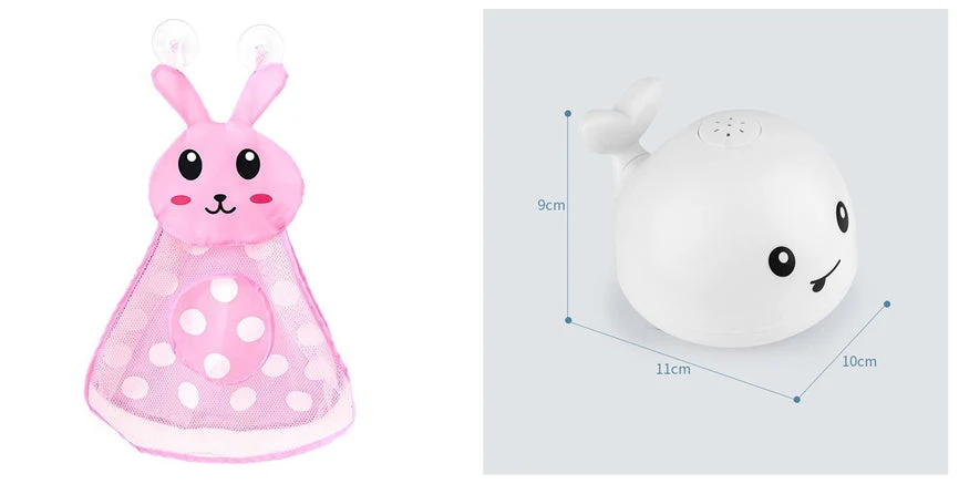 New Baby Bathroom Bath Electric Induction Whale Spray Small Toy - Image 16