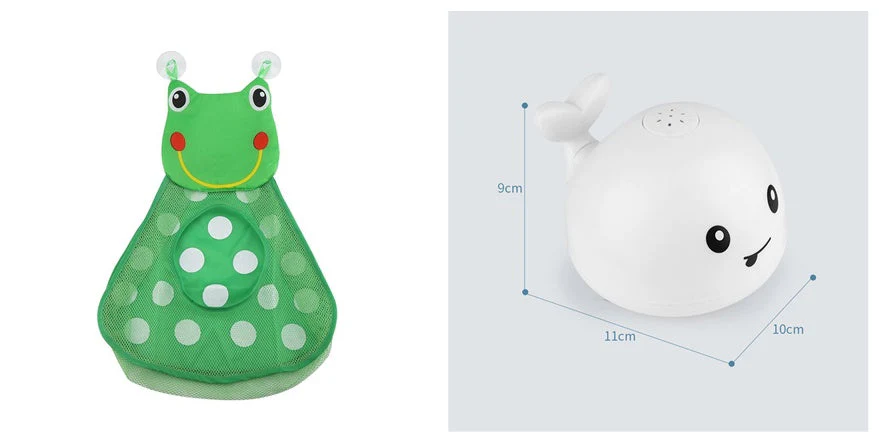 New Baby Bathroom Bath Electric Induction Whale Spray Small Toy - Image 17