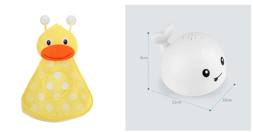 New Baby Bathroom Bath Electric Induction Whale Spray Small Toy - Image 18
