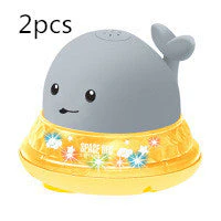 New Baby Bathroom Bath Electric Induction Whale Spray Small Toy - Image 6