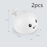 New Baby Bathroom Bath Electric Induction Whale Spray Small Toy - Image 9