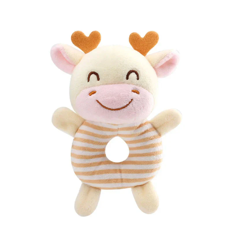 New Baby Rattle Toys Cartoon Animals Plush Infant Hand Ring Bed Toys for Newborn 0-24 Months Toddler Early Educational Toy - Image 3