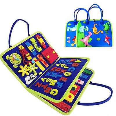 New Busy Book Children's Busy Board Dressing And Buttoning Learning Baby Early Education Preschool Sensory Learning Toy - Image 16