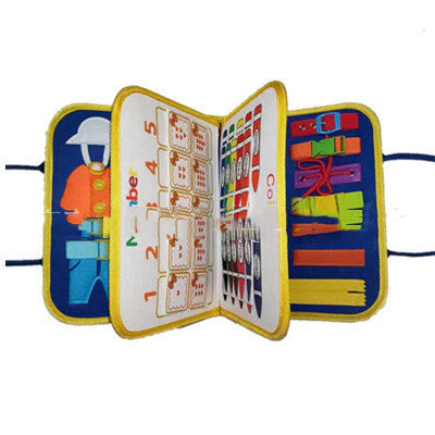 New Busy Book Children's Busy Board Dressing And Buttoning Learning Baby Early Education Preschool Sensory Learning Toy - Image 19