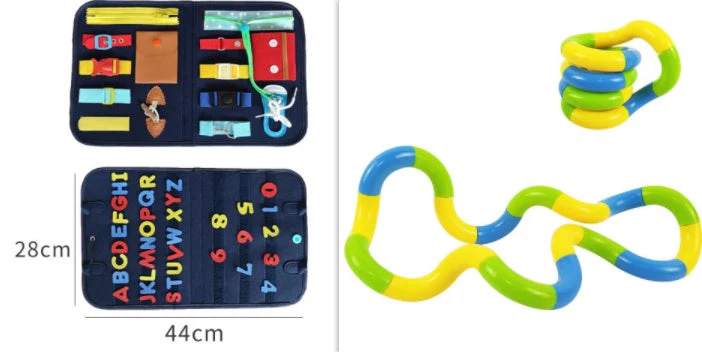 New Busy Book Children's Busy Board Dressing And Buttoning Learning Baby Early Education Preschool Sensory Learning Toy - Image 25
