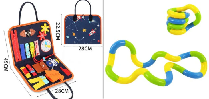 New Busy Book Children's Busy Board Dressing And Buttoning Learning Baby Early Education Preschool Sensory Learning Toy - Image 26