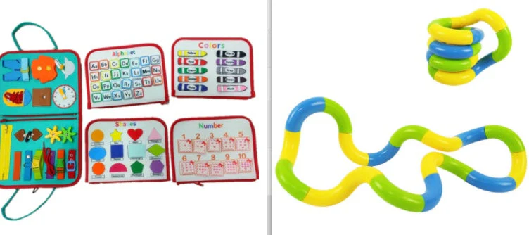 New Busy Book Children's Busy Board Dressing And Buttoning Learning Baby Early Education Preschool Sensory Learning Toy - Image 33