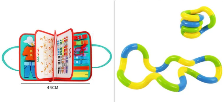 New Busy Book Children's Busy Board Dressing And Buttoning Learning Baby Early Education Preschool Sensory Learning Toy - Image 34